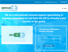 Tablet Screenshot of globalrelocations.co.uk